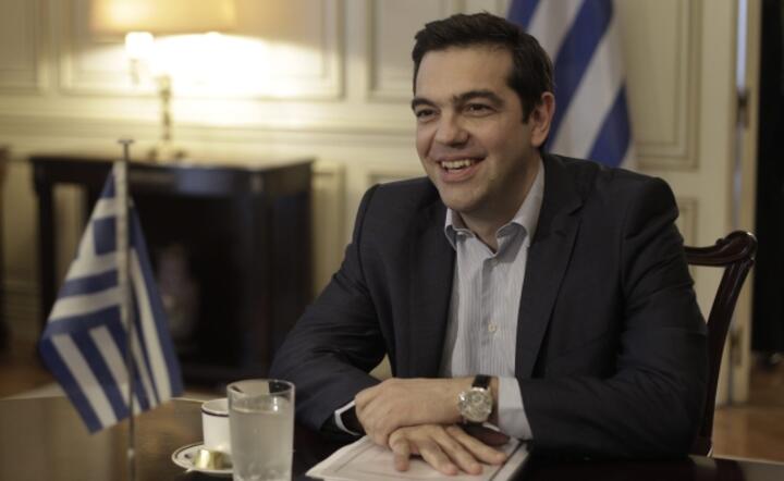 Premier Grecji Aleksis Cipras fot. PAP / EPA Jannis Kolesidis