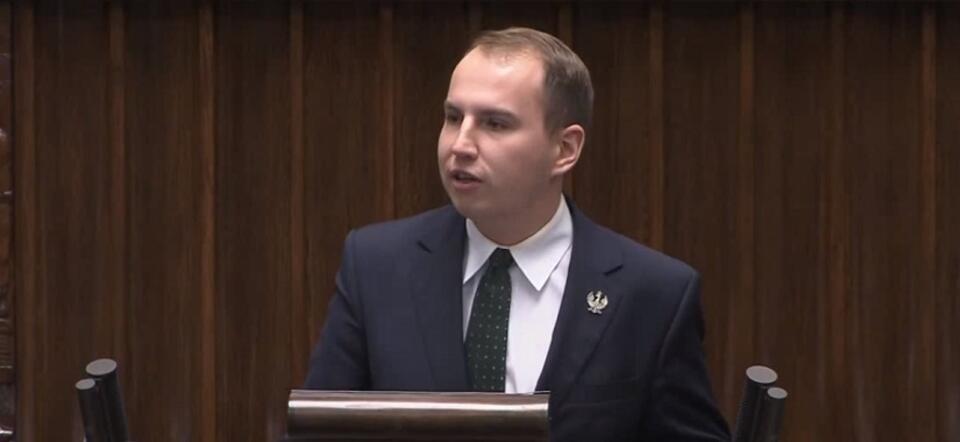 Adam Andruszkiewicz / autor: YouTube/iTV Sejm