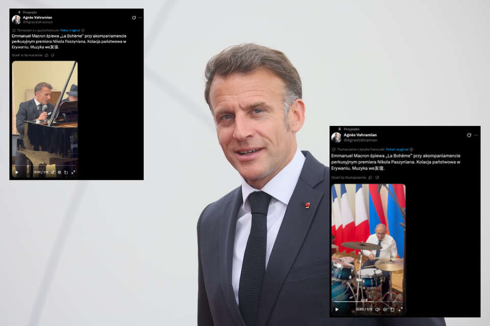 Prezydent Francji śpiewa, a premier Armenii gra na perkusji...