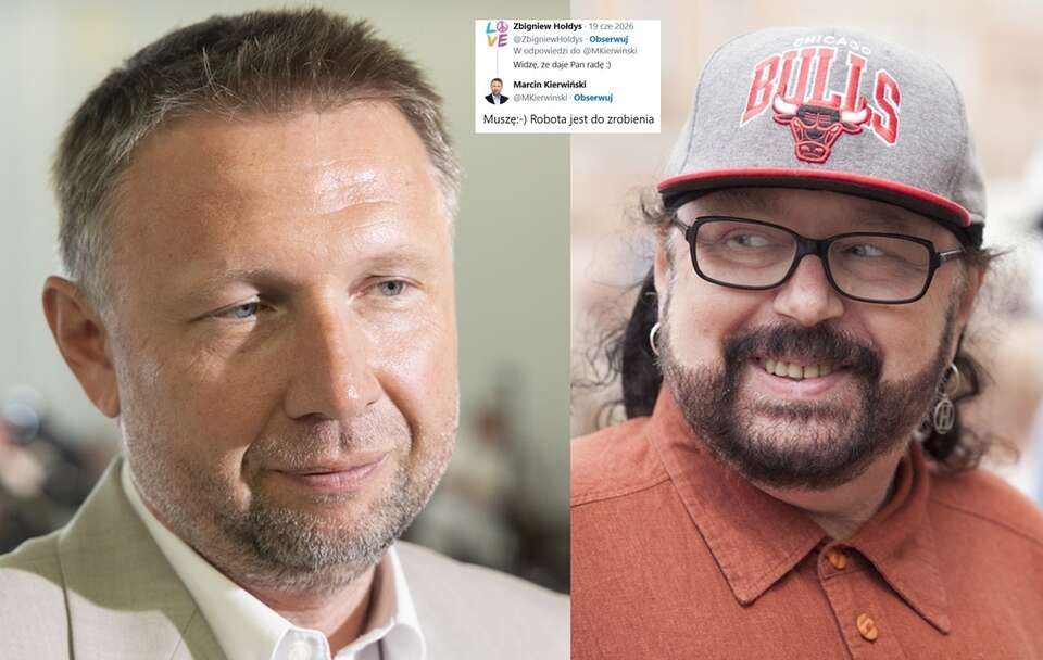 Hołdys i Kierwiński spijają sobie z dzióbków! "Daje Pan radę"