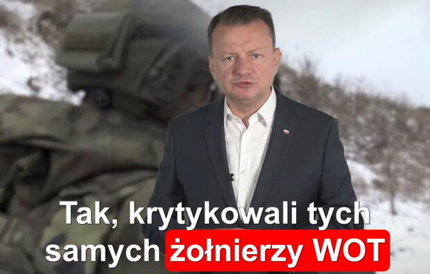 szef MON Mariusz Błaszczak / autor: screenshot/Twitter/Mariusz Błaszczak