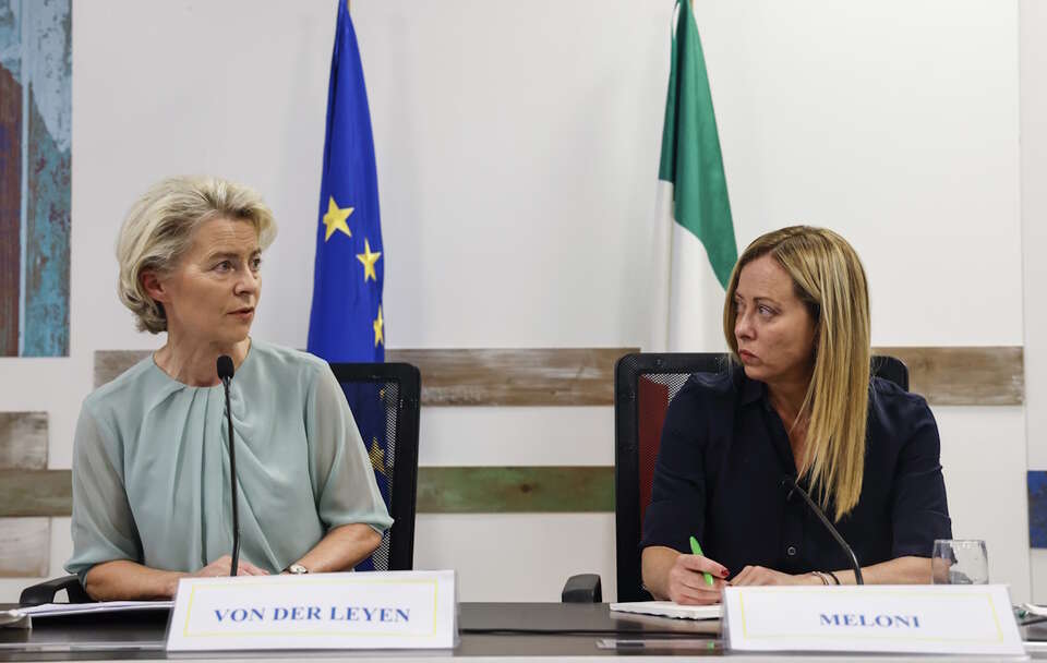 Ursula von der Leyen i Giorgia Meloni / autor: wikimedia.commons: © European Union/https://creativecommons.org/licenses/by/4.0/