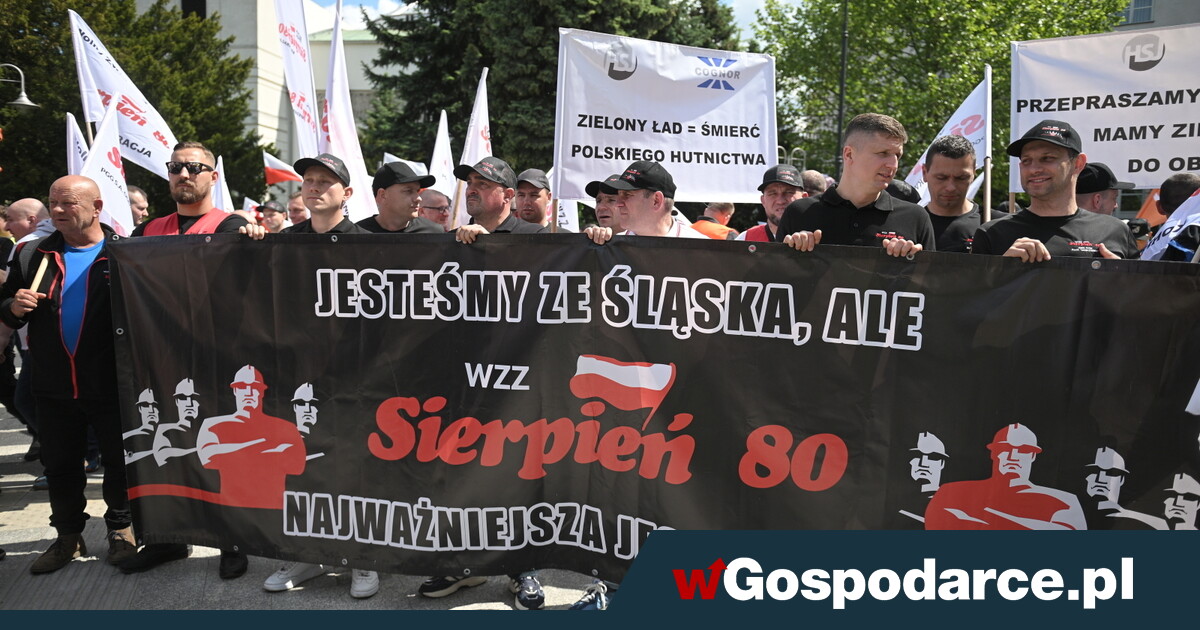 Wielki protest związków w obronie polskiego przemysłu