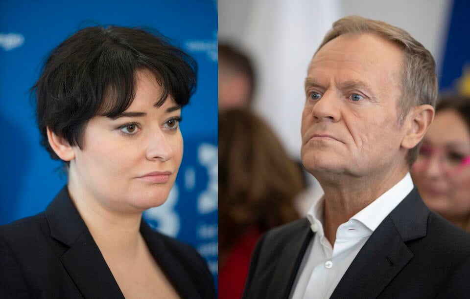 Anna Maria Żukowska, Donald Tusk / autor: Fratria 