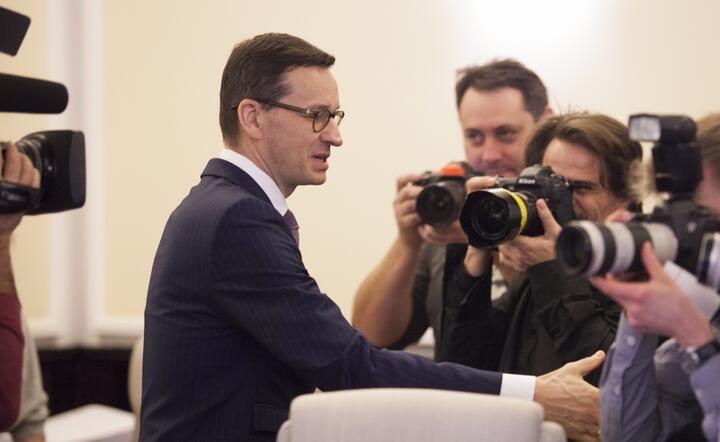 Premier Mateusz Morawiecki na posiedzeniu rządu 19.12.2017 / autor: fot. Andrzej Wiktor