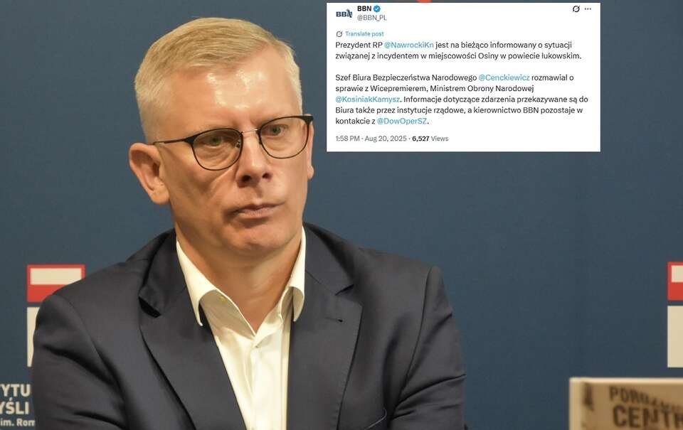 Szef BBN Sławomir Cenckiewicz / autor: Fratria