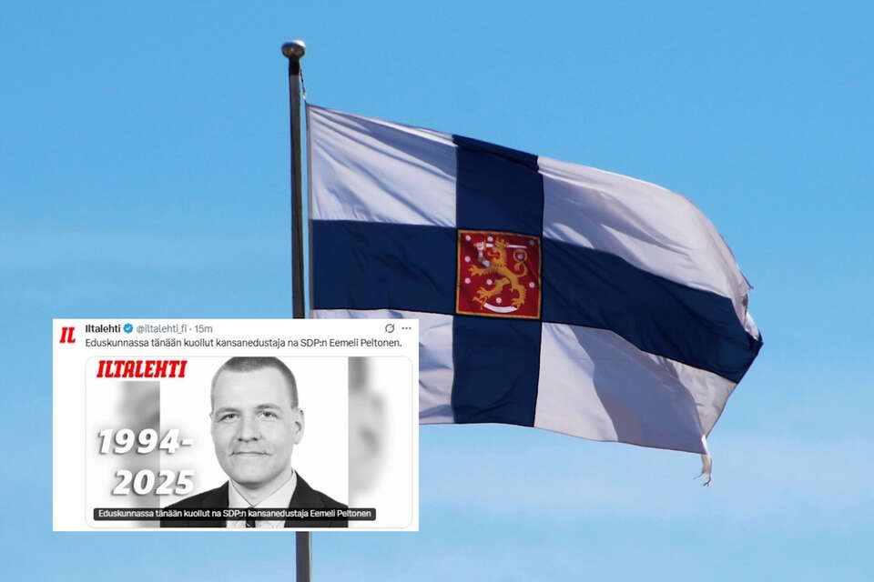 Fiński poseł popełnił samobójstwo w parlamencie / autor: Fratria/X-Iltalehti, screen