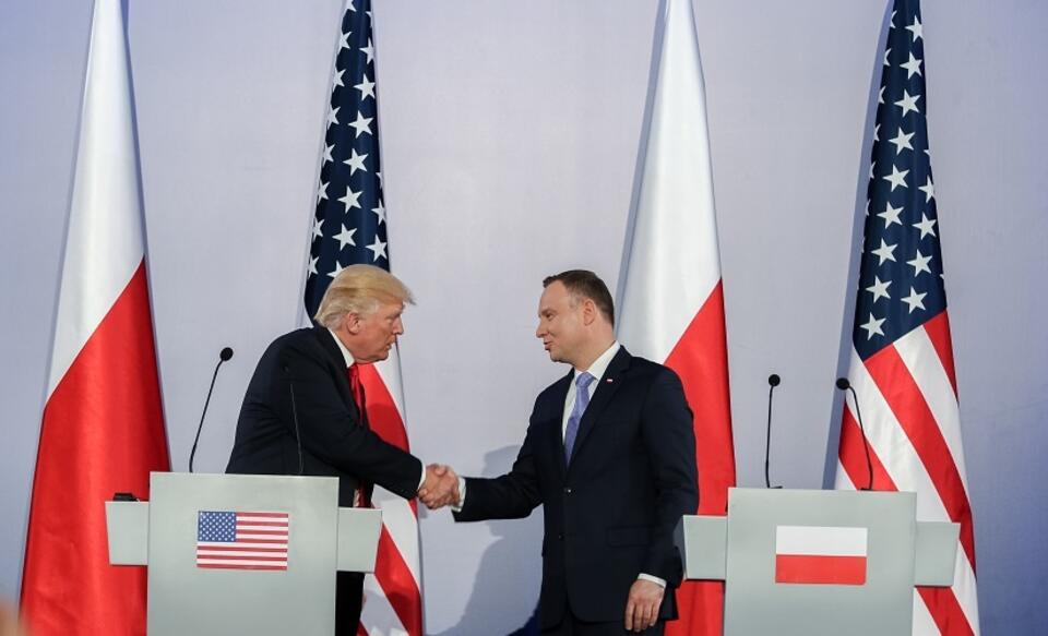Prezydenci Donald Trump i Andrzej Duda / autor: Fratria
