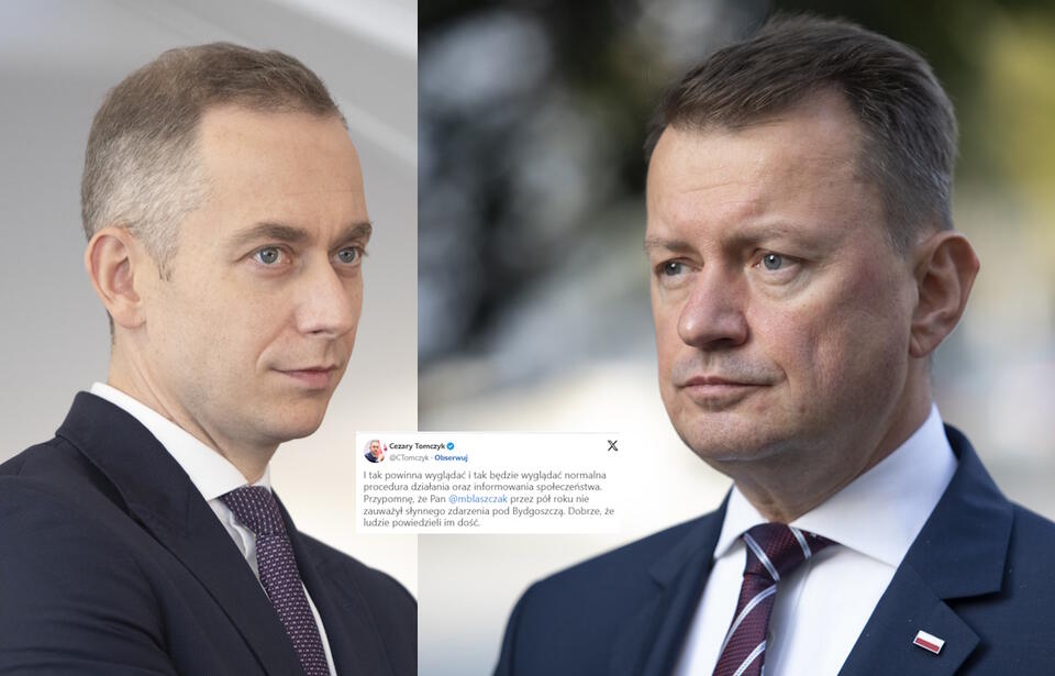 Cezary Tomczyk, Mariusz Błaszczak  / autor: Fratria 