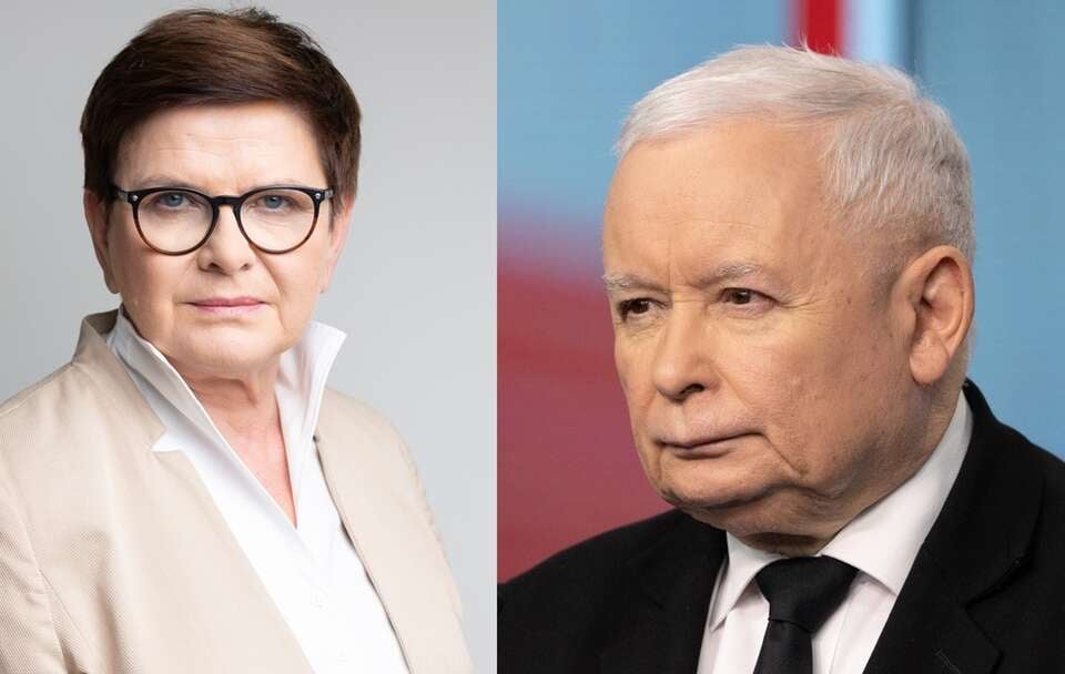 Beata Szydło/Jarosław Kaczyński / autor: Fratria