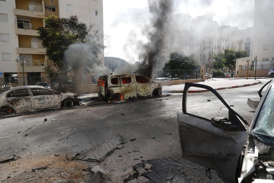 Aszkelon - jedno z zaatakowanych miast izraelskich / autor: PAP/EPA