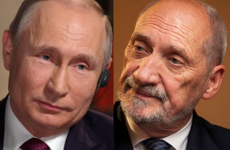 Władimir Putin i Antoni Macierewicz / autor: YouTube:  NBC News i Fratria