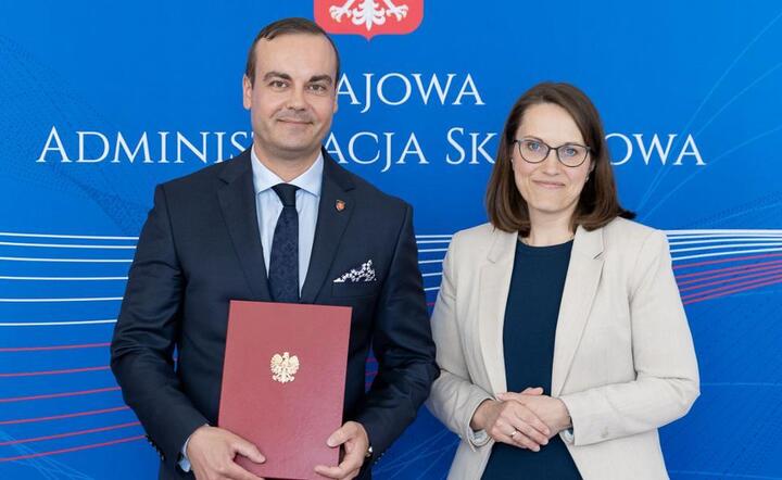 Bartosz Zbarszczuk i Magdalena Rzeczkowska / autor: gov.pl