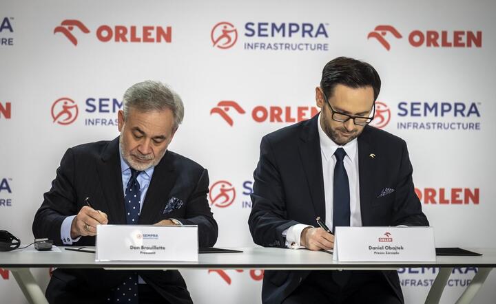 PKN Orlen podpisał kontrakt na dostawy LNG z Semprą / autor: Twitter/Daniel Obajtek