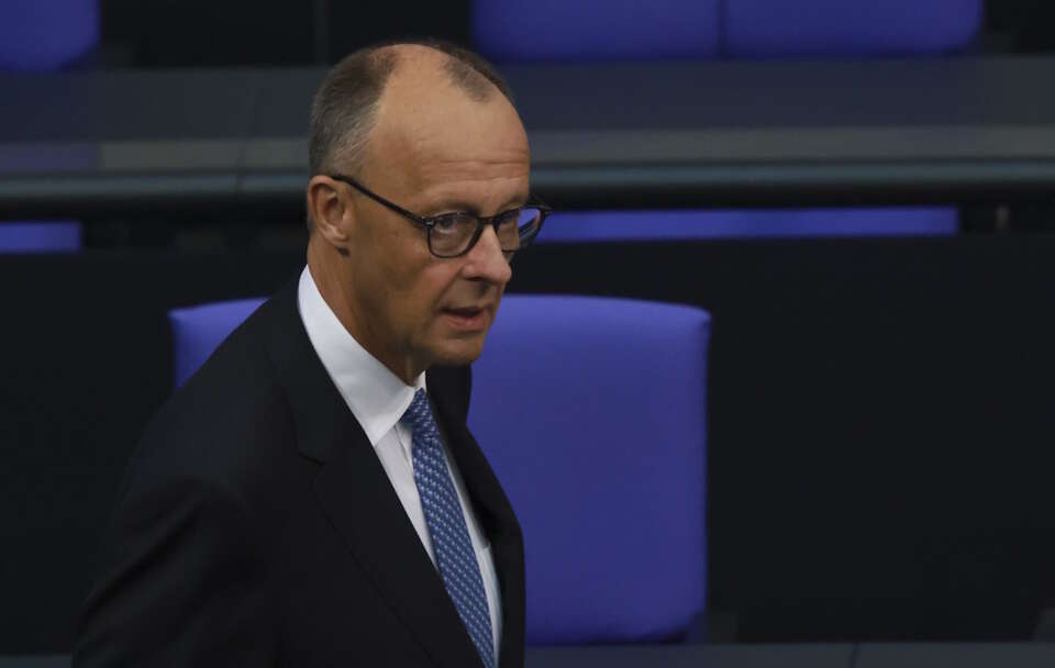 Friedrich Merz / autor: PAP/EPA/HANNIBAL HANSCHKE