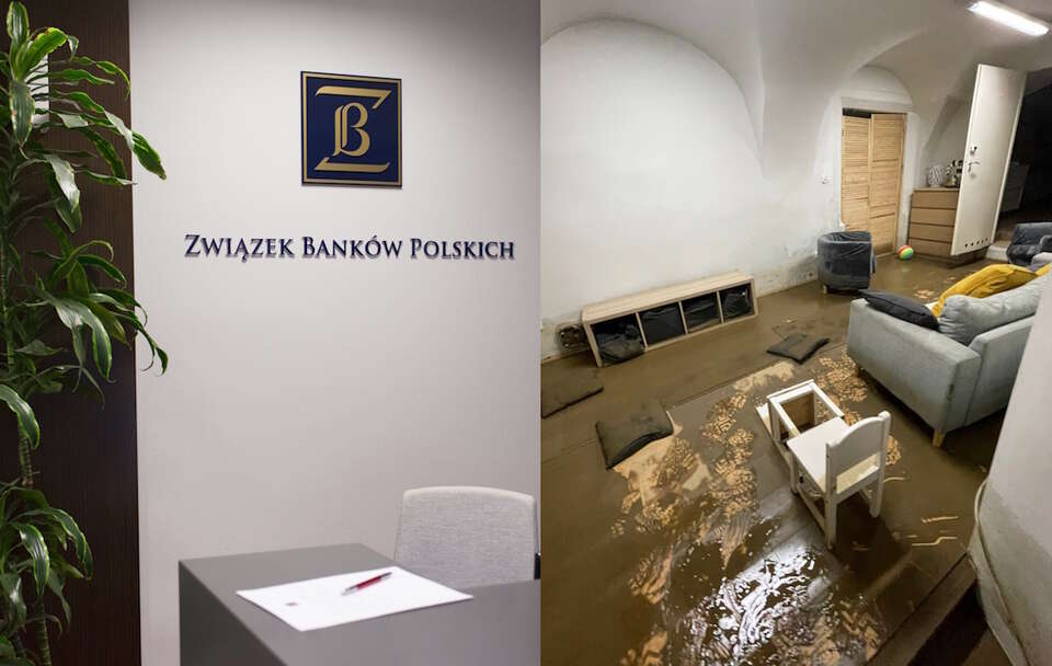 Sprzątanie zalanych pomieszczeń w Nysie / autor: PAP/Sławek Pabian