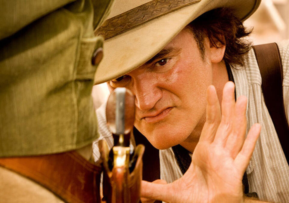 Quentin Tarantino w swoim filmie "Django" (2012)