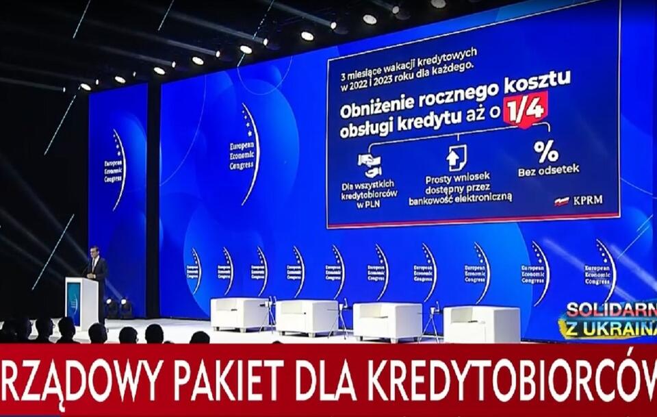 Premier Mateusz Morawiecki / autor: screenshot TVP INFO