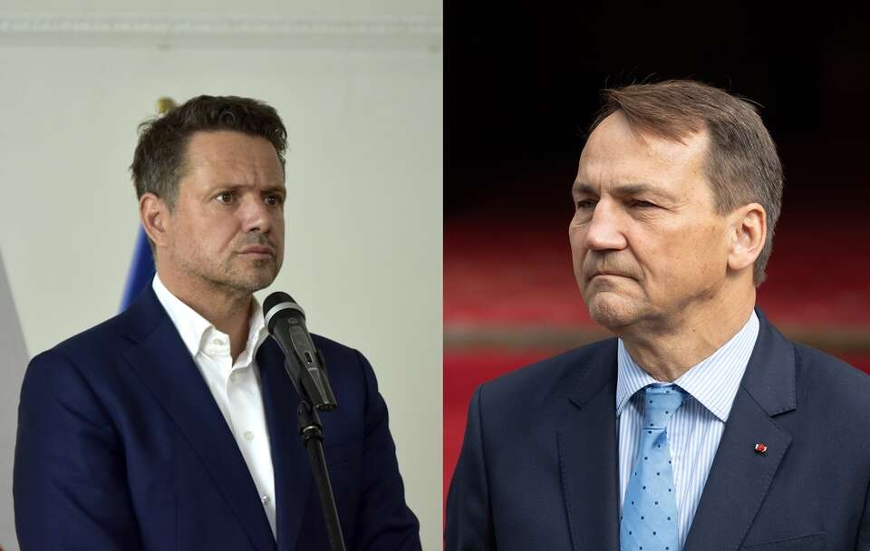 Rafał Trzaskowski, Radosław Sikorski / autor: Fratria