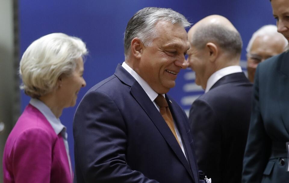 Premier Węgier Viktor Orban podczas szczytu w Brukseli / autor: PAP/EPA
