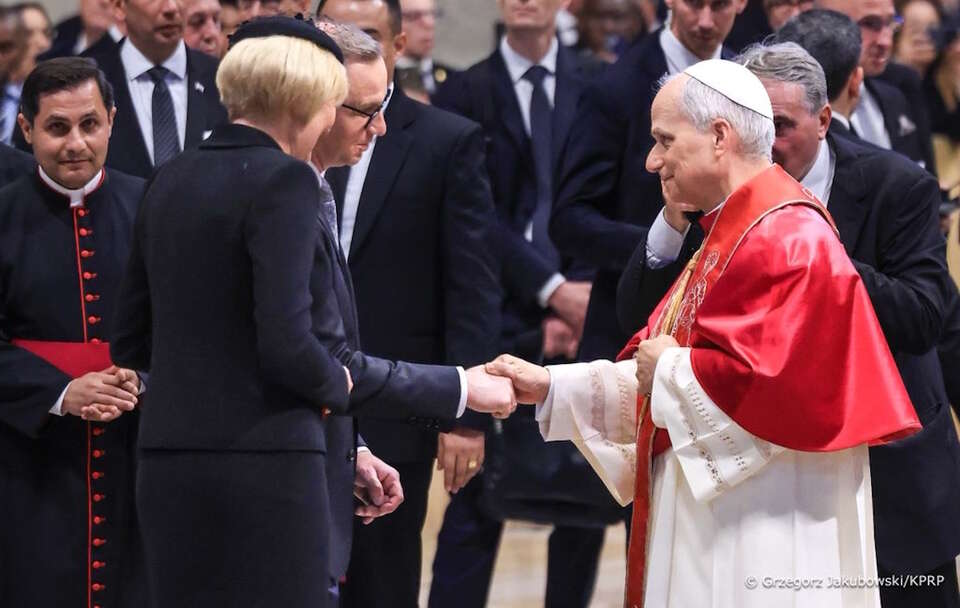 Papież Leon XIV i Polska Para Prezydencka / autor: Grzegorz jakubowski/KPRP