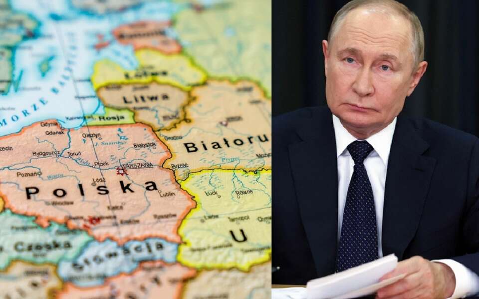 Państwa Bałtyckie na mapie/Rosyjski dyktator Władimir Putin / autor: Fratria/PAP/EPA/VYACHESLAV PROKOFYEV / SPUTNIK / KREMLIN POOL