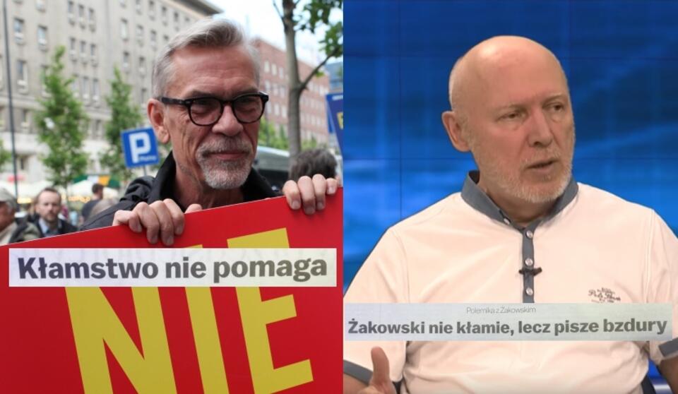 Jacek Żakowski i Witold Gadomski / autor: Fratria/YouTube/Telewizja Republika/'GW'