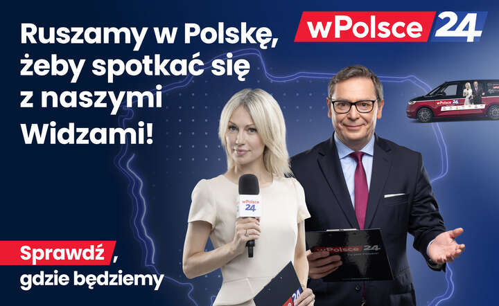 Specjalny bus telewizji wPolsce24 z gwiazdami anteny wyrusza w wielkie tournée po Polsce / autor: Fratria