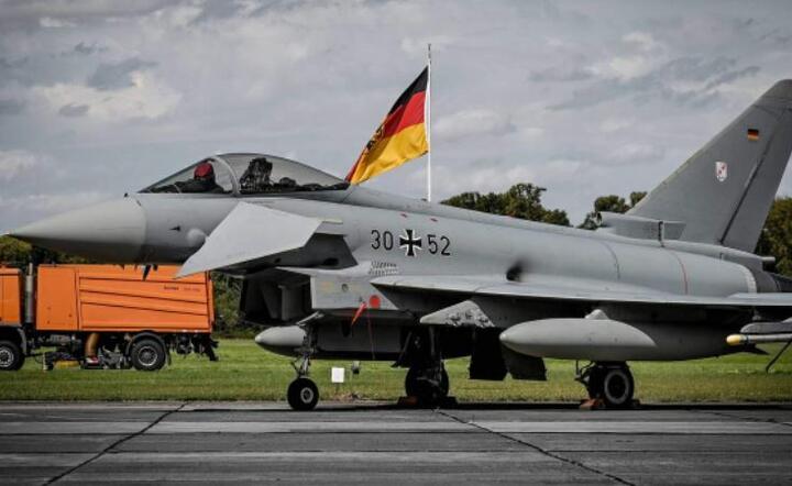 Niemieckie myśliwce  / autor: PAP/EPA/Sascha Steinbach
