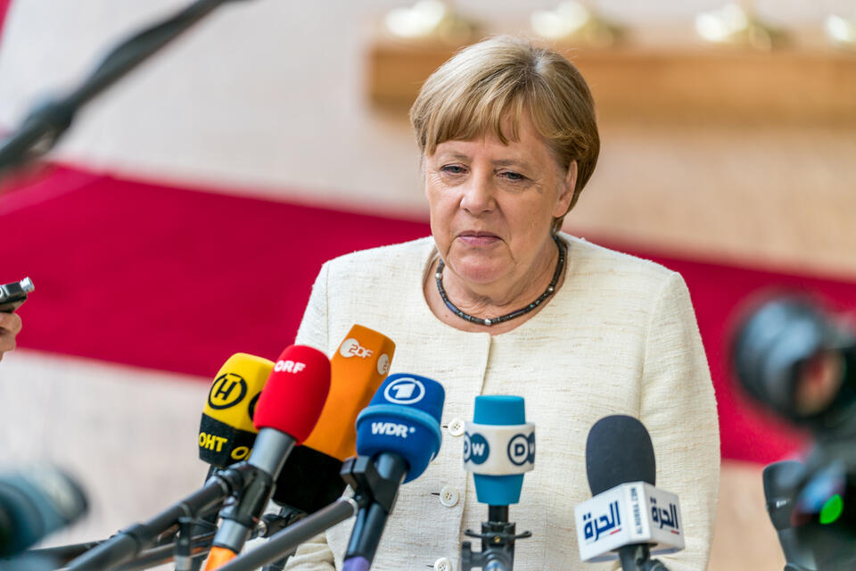 Kanclerz Niemiec Angela Merkel. / autor: Fratria