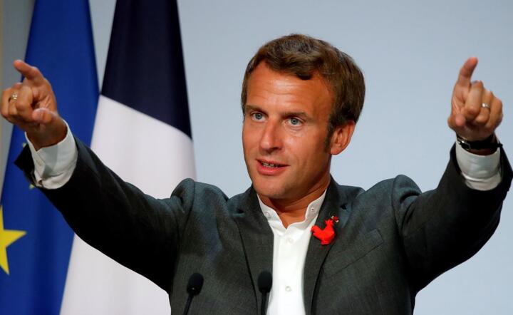Prezydent Francji Emmanuel Macron / autor: PAP/EPA/CHARLES PLATIAU / POOL