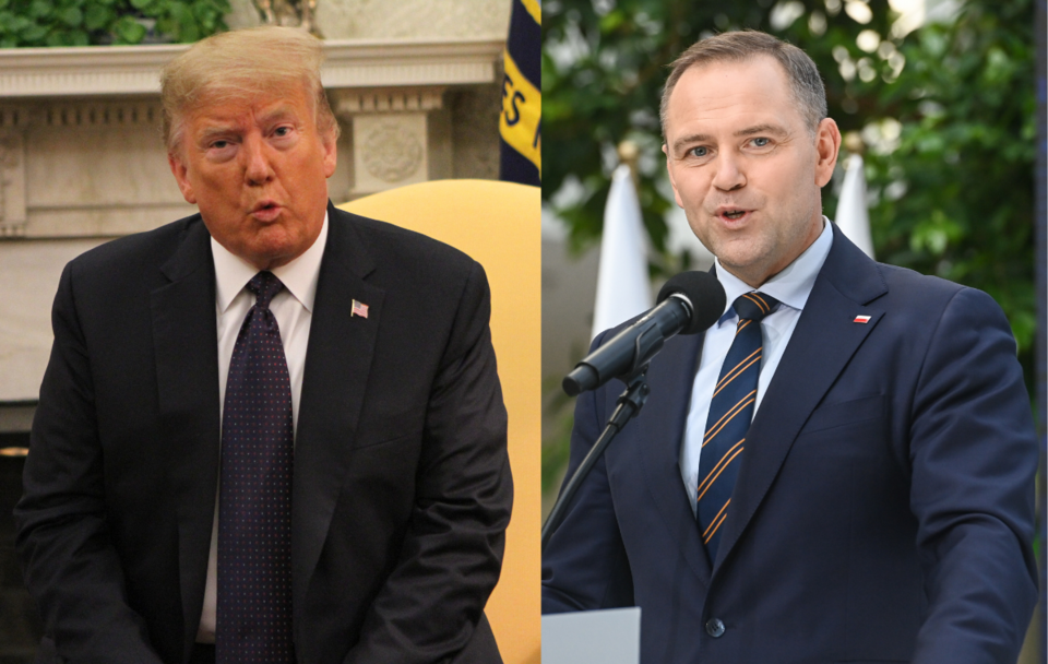 Donald Trump i Karol Nawrocki  / autor: Fratria/PAP/Piotr Nowak