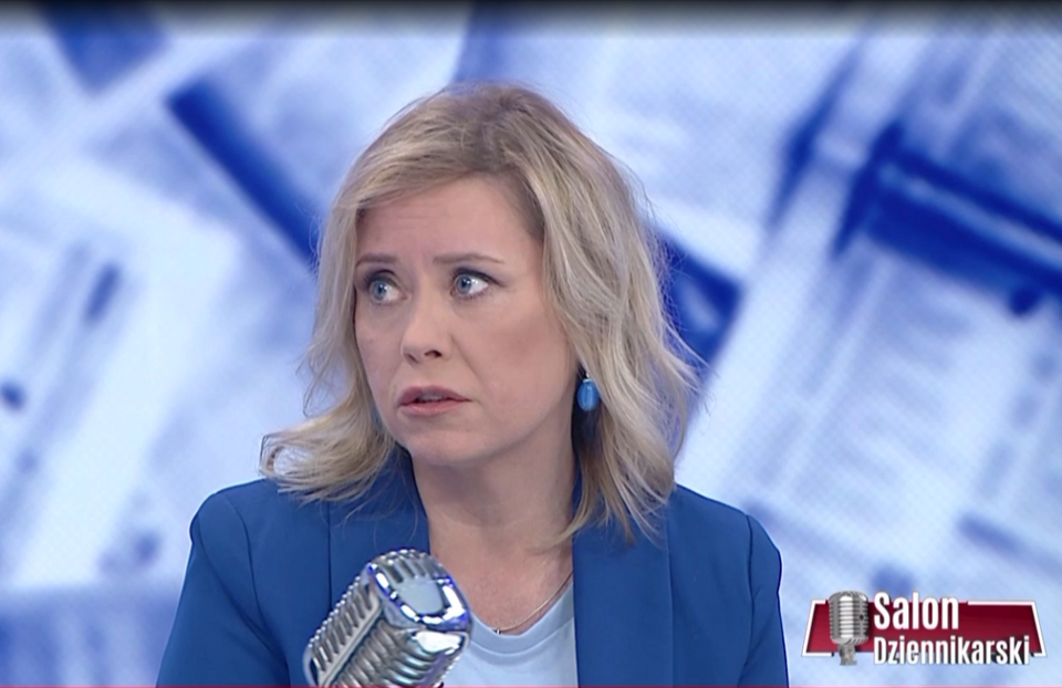 Marzena Nykiel  / autor: Salon Dziennikarski, screenshot TVP Info 