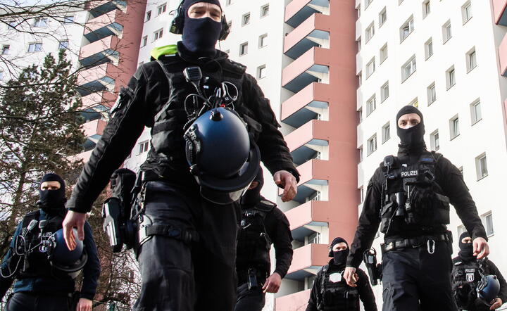Akcja policji niemieckiej przeciwko islamistom. 25 lutego 2021 / autor: PAP/EPA