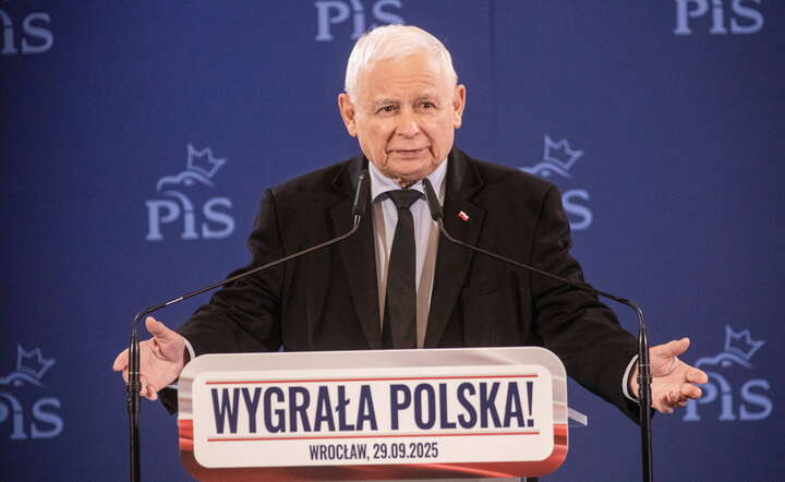 Prezes PiS Jarosław Kaczyński / autor: PAP