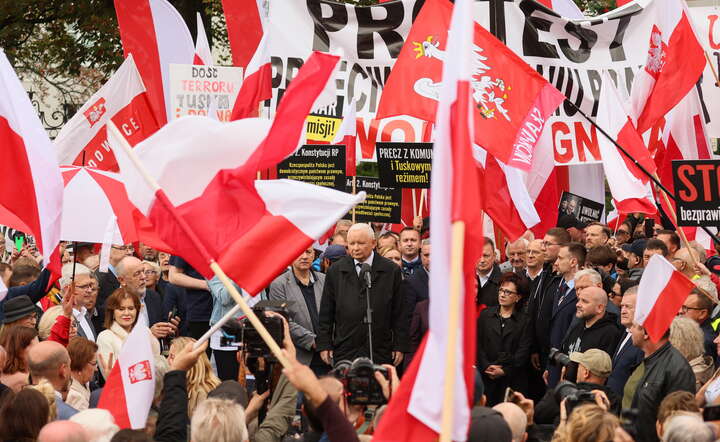 Protest w Warszawie  / autor: PAP