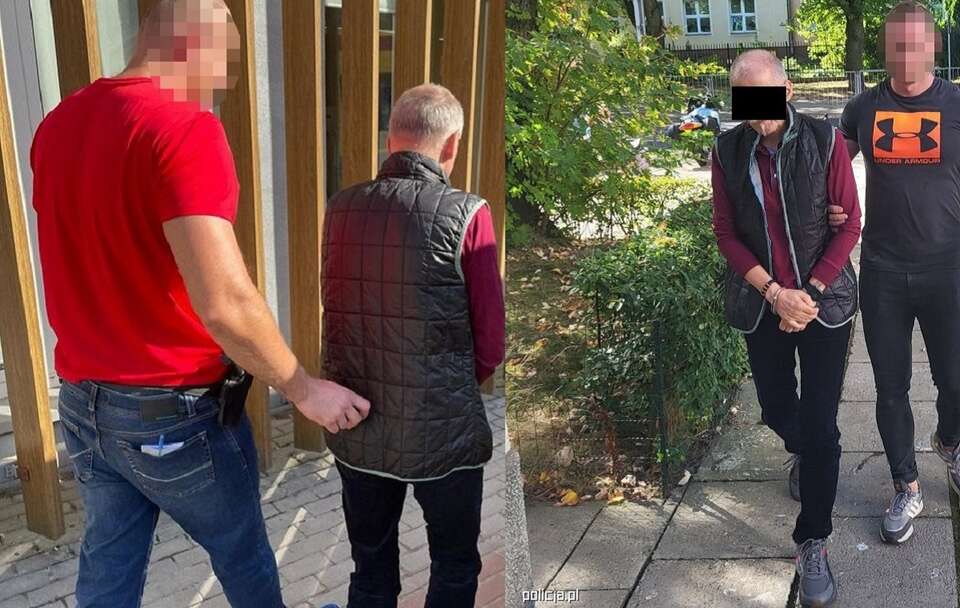 Policyjne zdjęcia z zatrzymania "hrabiego" / autor: https://policja.pl(KSP)