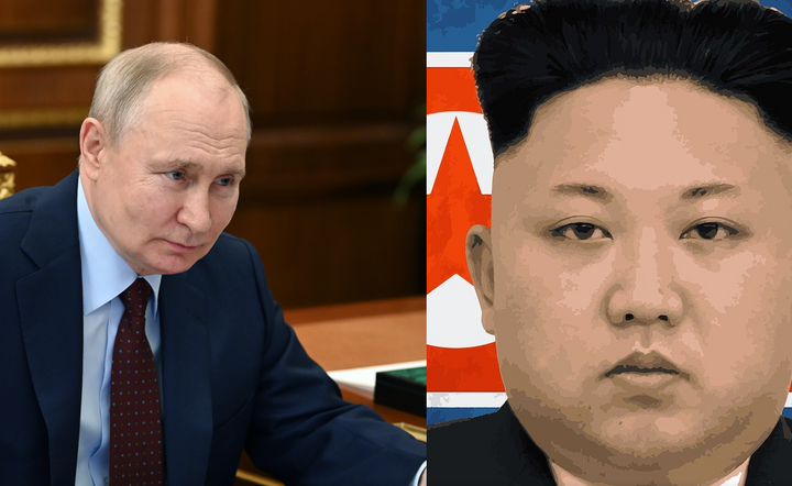 Kim Dzong Un i Władimir Putin / autor: PAP/ Pixabay