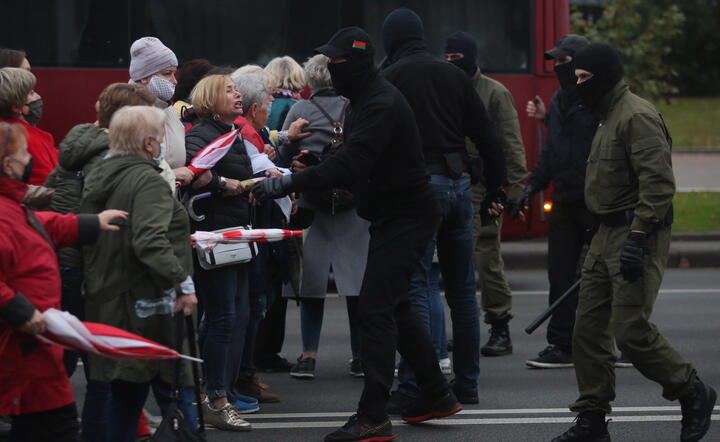 Protesty w Mińsku / autor: PAP/EPA