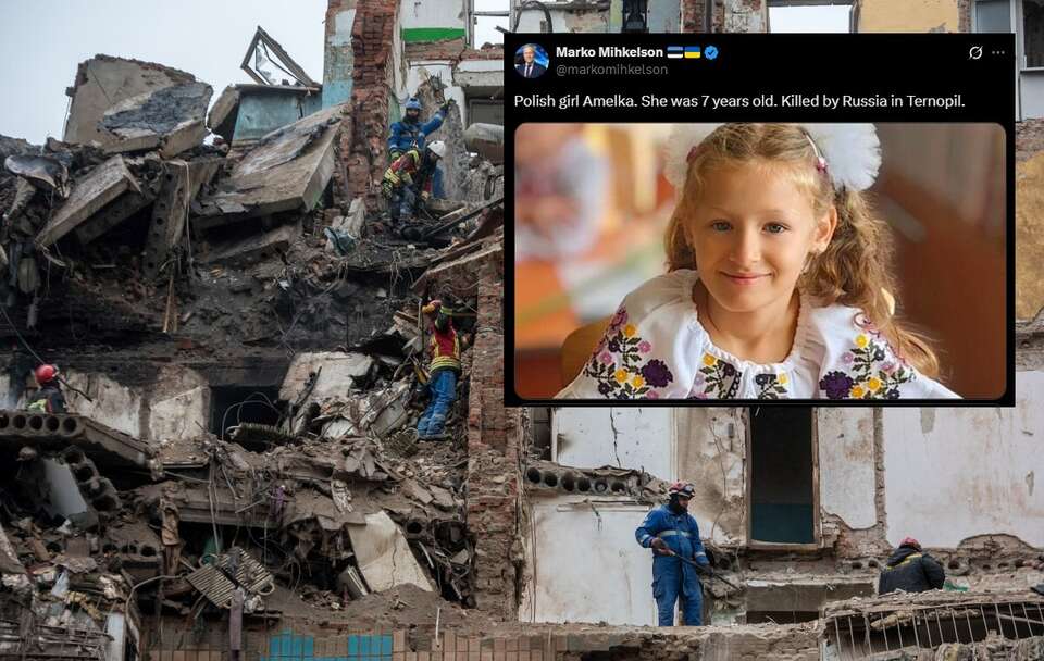 Ostatnie pożegnanie 7-letniej obywatelki Polski w Tarnopolu