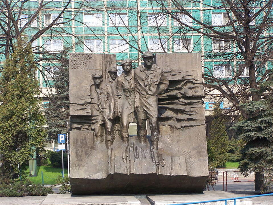 Pomnik harcerzy września w Katowicach. Fot. Wikipedia