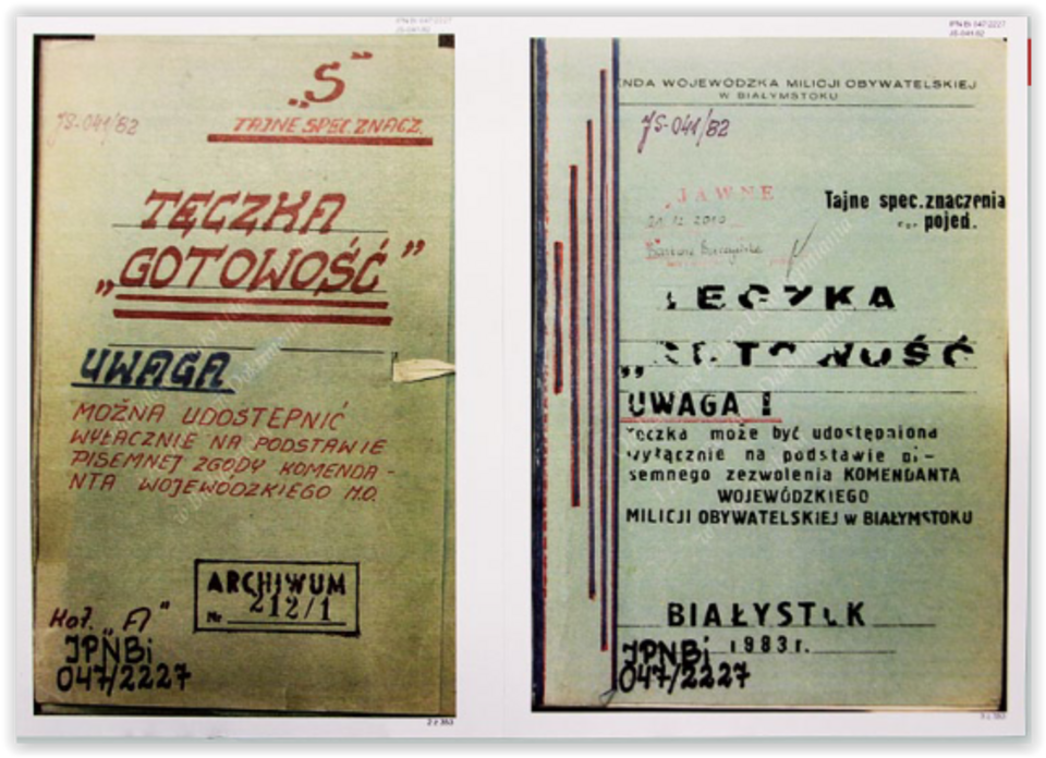 Komenda Wojewódzka milicji w białymstoku szykowała listy proskrypcyjne już jesienią 1980 r. kaczyński organizował tam wtedy „Solidarność”
