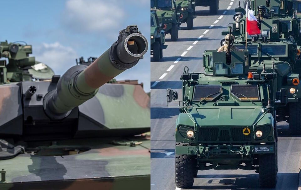 Do Polski trafiło kolejnych 29 czołgów M1A1 Abrams i pojazdy M-ATV / autor: twitter.com/AgencjaUzbr