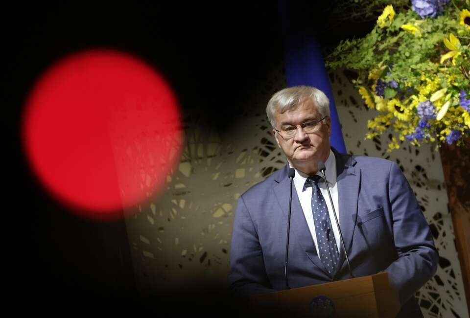 Minister spraw zagranicznych Ukrainy Andrij Sybiha. / autor: PAP/EPA