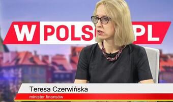 Minister Czerwińska: Schodzimy z tym deficytem