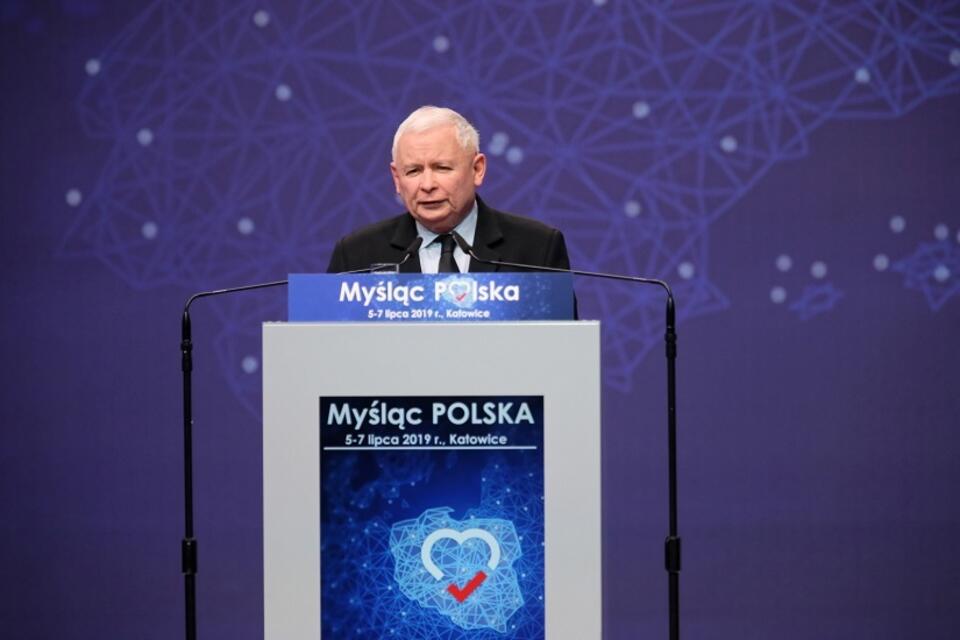 Prezes PiS Jarosław Kaczyński / autor: PAP/Andrzej Grygiel