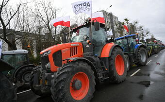 Zakończył się protest rolników pod kancelarią premiera