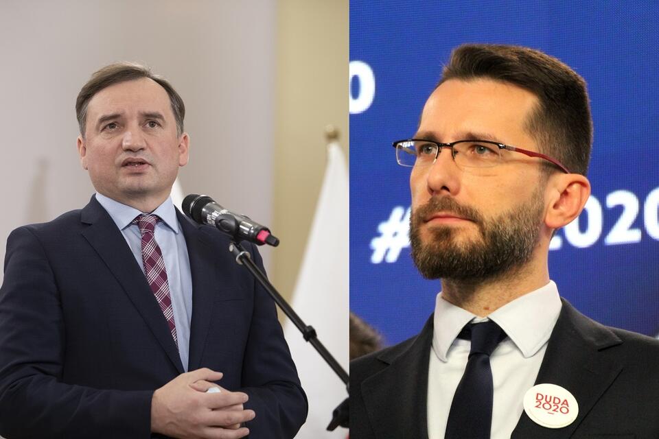 Radosław Fogiel, Zbigniew Ziobro / autor: fratria