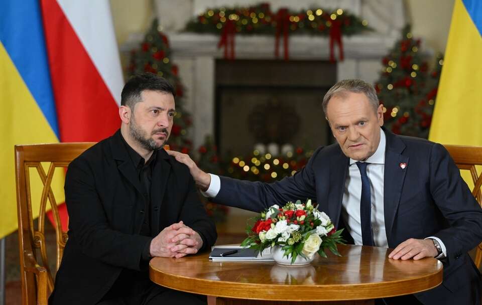 Tusk wystawił laurkę Zełenskiemu: Jesteś bohaterem w Polsce