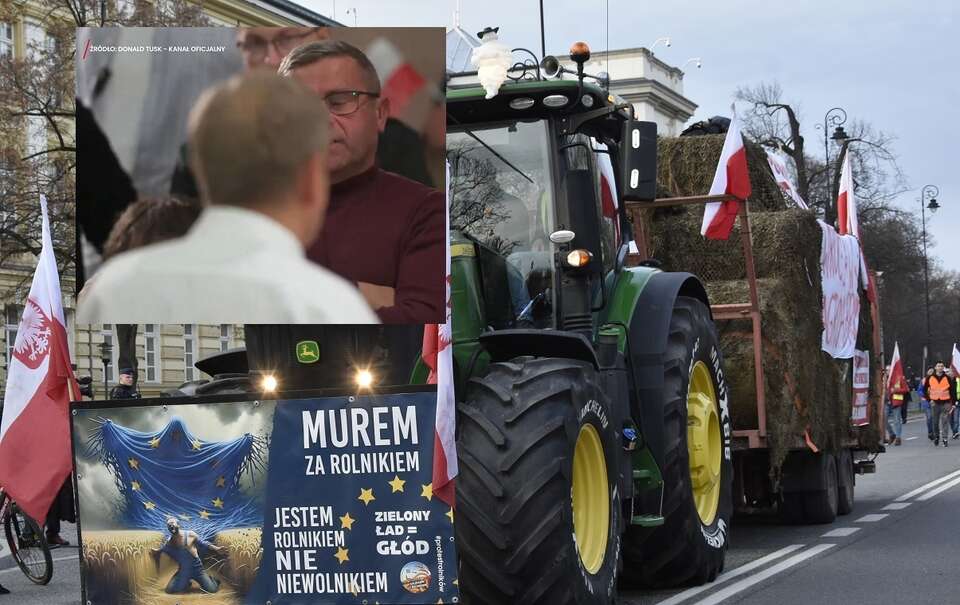 Protest rolników/Spotkanie z Donaldem Tuskiem w Piotrkowie Trybunalskim / autor: Fratria 